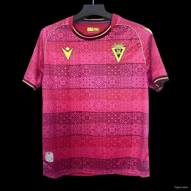 Camiseta Cádiz CF 2025/26 VISITANTE MANGA CORTA VERSION FAN